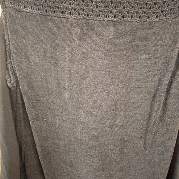 Roz & Ali Black Sleeveless Shell Blouse - Size L - Picture 3 of 6